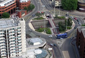 The IIHS suggests that intersections be replaced by roundabouts to improve automotive safety.