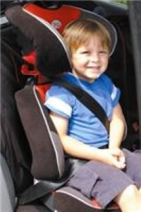 Booster seats ensure that safety belts are properly fitted for children.