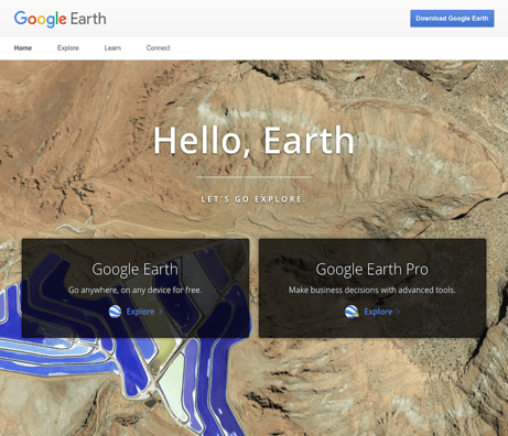 Google Earth Website